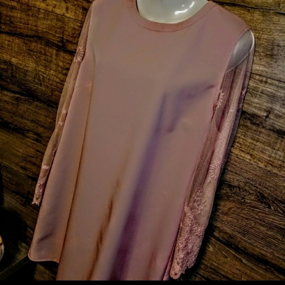 Lulu's Dress Size XL Once Upon Midnight Mauve NWT - Picture 8 of 13